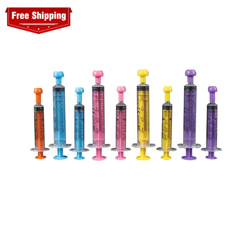 Free Shipping Disposable Veterinary Feeding Syringe Liquid Food or Medicine Syringe Feeder