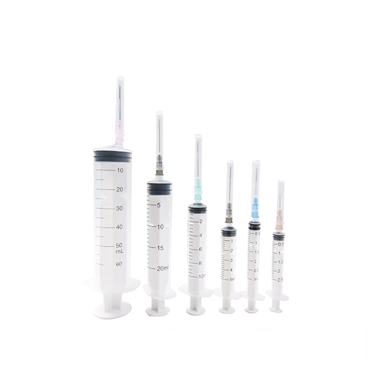 Disposable Medical Syringe With or Without Needle Luer Slip or Luer Lock