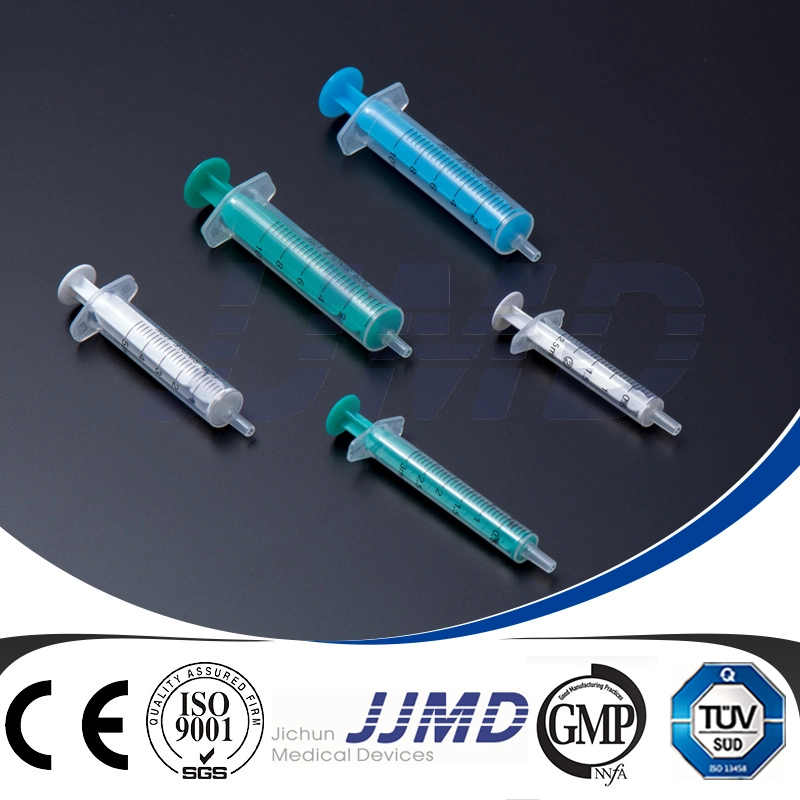 2 Part Disposable Plastic Luer Slip Sterile Injection Hypodermic Syringe
