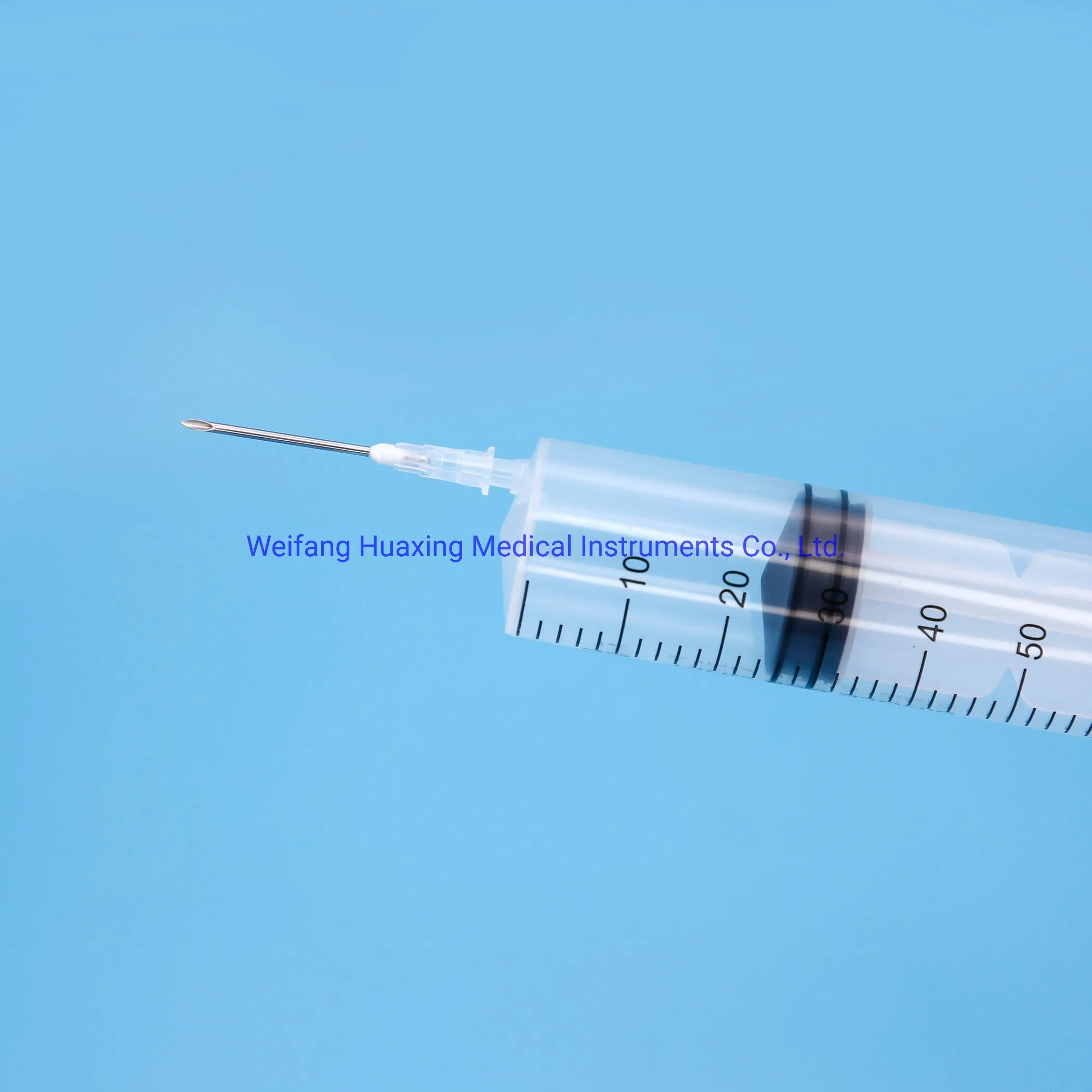 Steroid Irrigation Disposable Insulin Medical Injection Plastic Syringe with Hypodermic Needles