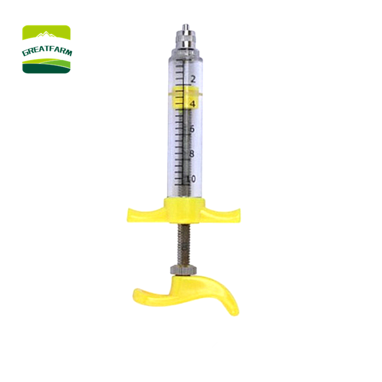 Factory Price 20ML Veterinary Plastic Syringe for Animals TPX Disposable and Reusable Adjustable Safety Feature