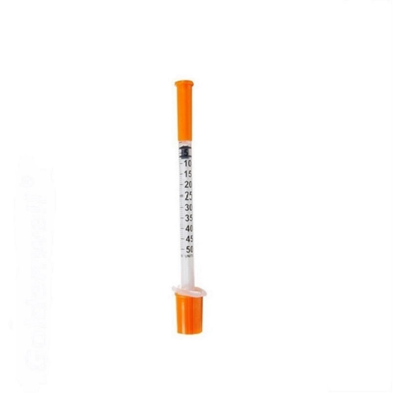 Disposable Medical Cap 0.3ml 0.5ml 1ml Insulin Syringe with Needle