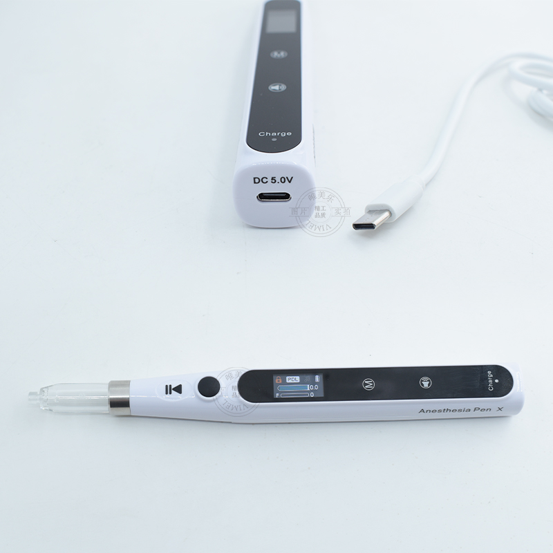 Portable Dental Electric Anesthesia Injector Digital Oral Local Anesthesia Syringe with LCD Display and Soothing Music