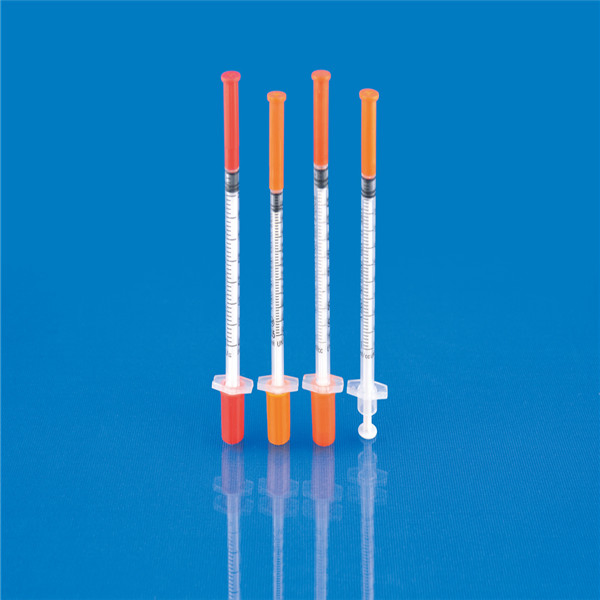 Good Qualitty 0.5ml Medical Insulin Syringe (0.3ml 0.5ml 1ml) with Syringe Needle