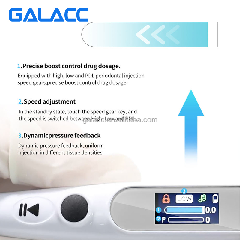 Dental Painless Electric Anesthesia Injector Pen Digital Oral Local Anesthesia Injector Dentist Wireless Anesthesia Device