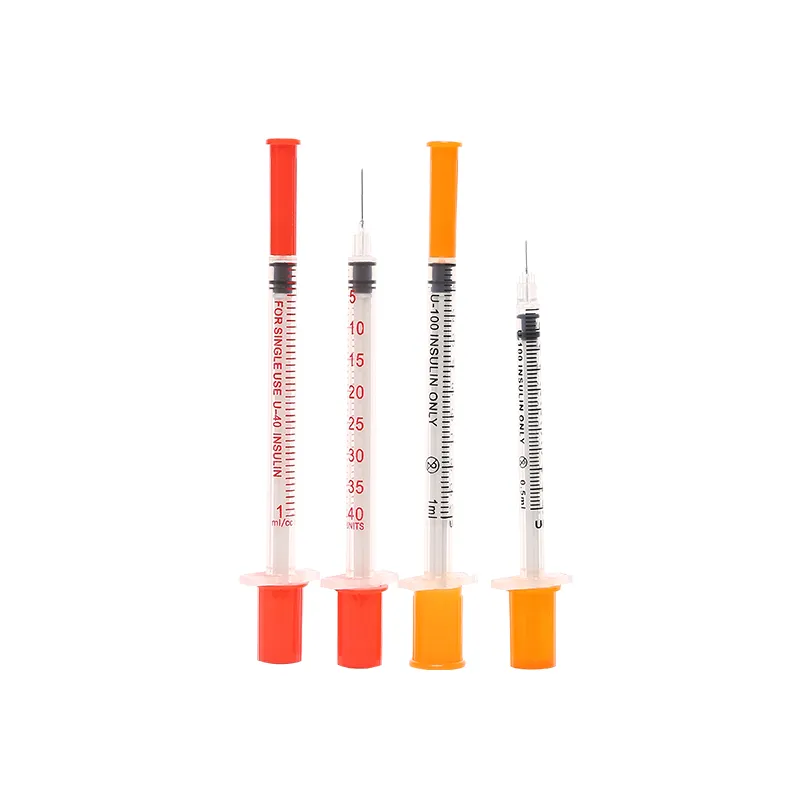 Good Quality 0.5ml Medical Insulin Syringe (0.3ml 0.5ml 1ml) with Syringe Needle