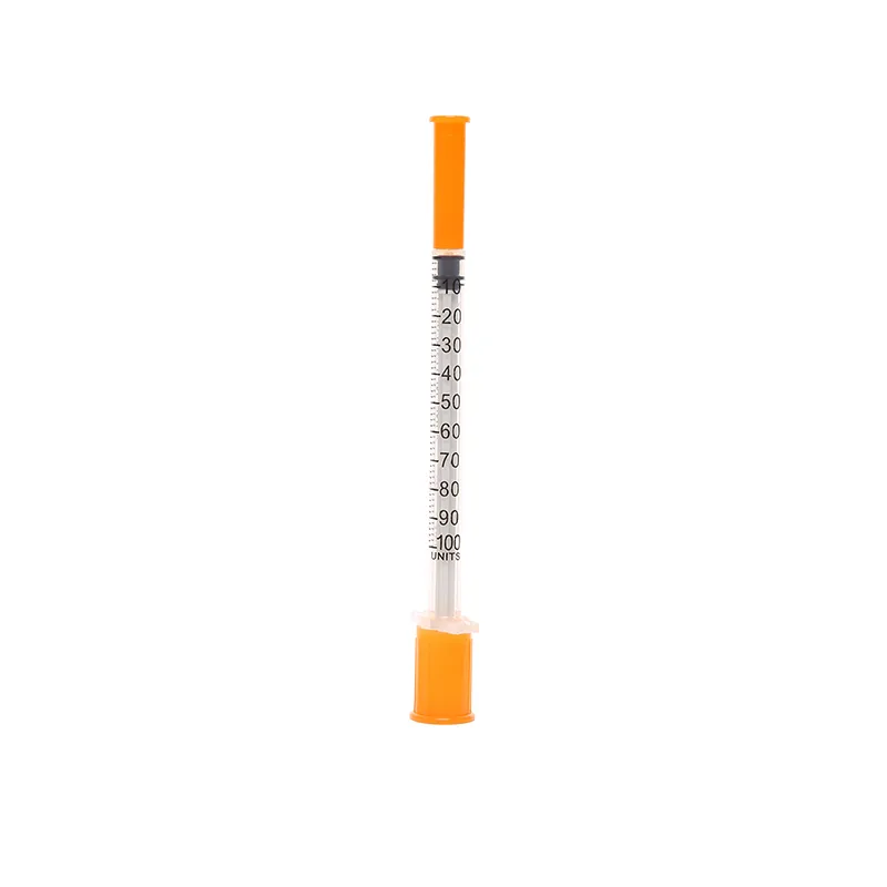 Good Quality 0.5ml Medical Insulin Syringe (0.3ml 0.5ml 1ml) with Syringe Needle