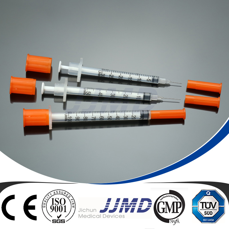 High Quality Disposable Safety Medical Plastic Insulin Syringe with Hypodermic Needle