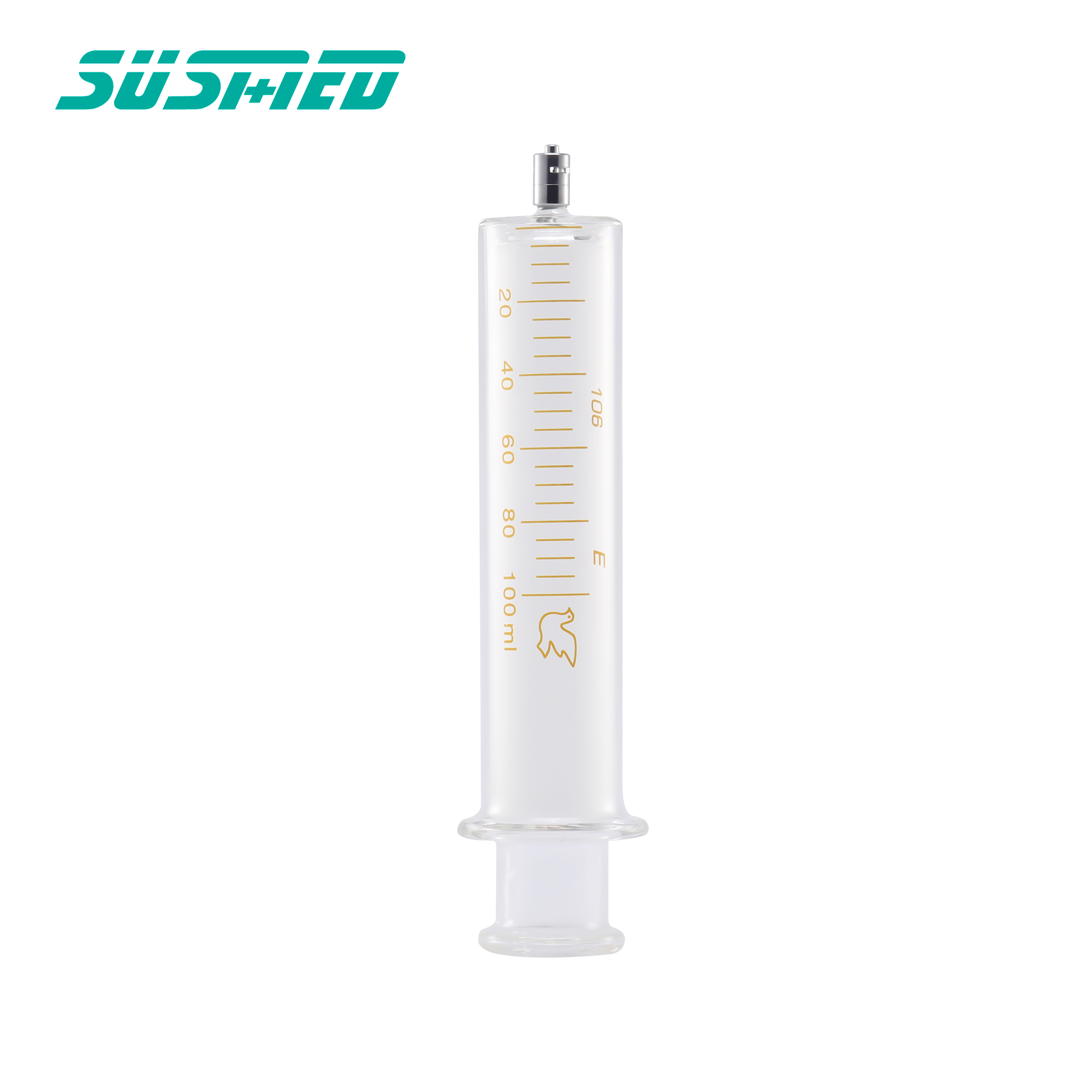 Cheap Factory Price SUSMED Disposable Veterinary 10ml Luer Lock Glass Syringes with Metal Tip CE Certified Durable
