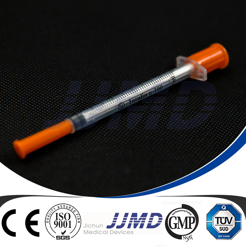 High Quality Disposable Safety Medical Plastic Insulin Syringe with Hypodermic Needle