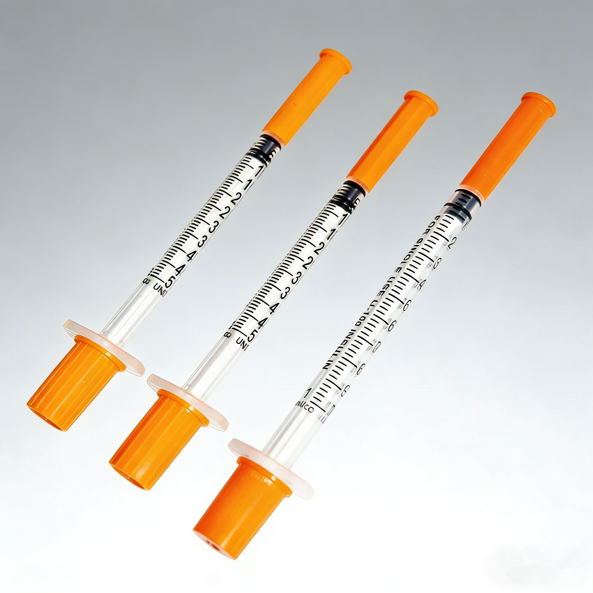 Disposable Insulin Syringe Syringes 31g 100 Unit 8mm 29 Gauge Diabetic Syringe 1cc Insulin Needles 31mm case Animal Use