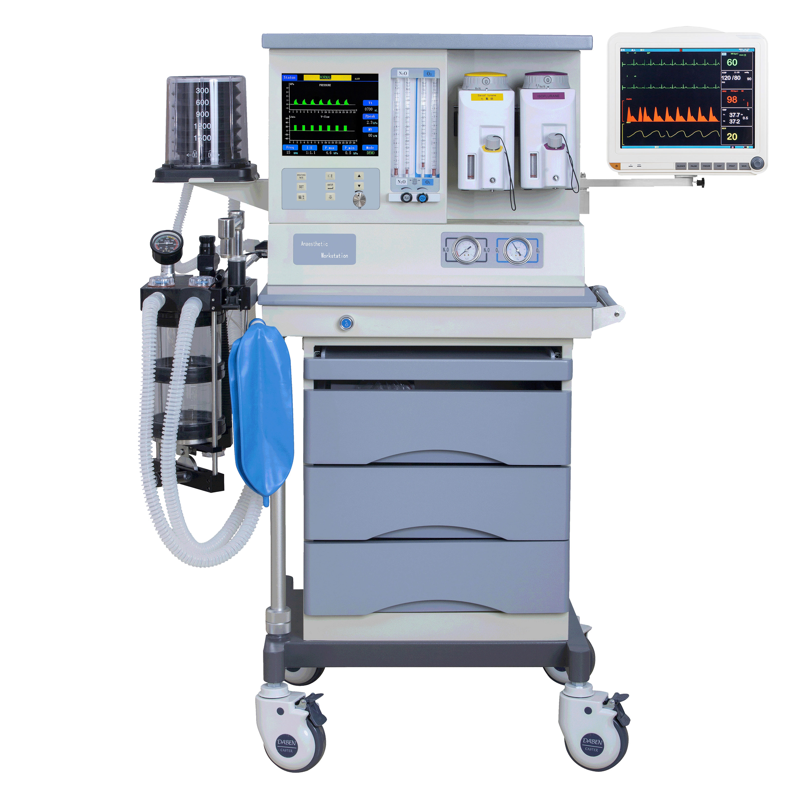High Grade Anesthetist Machine Advance Anesthesia Machine Veterinary Economic Anesthesia Machine With Monitor