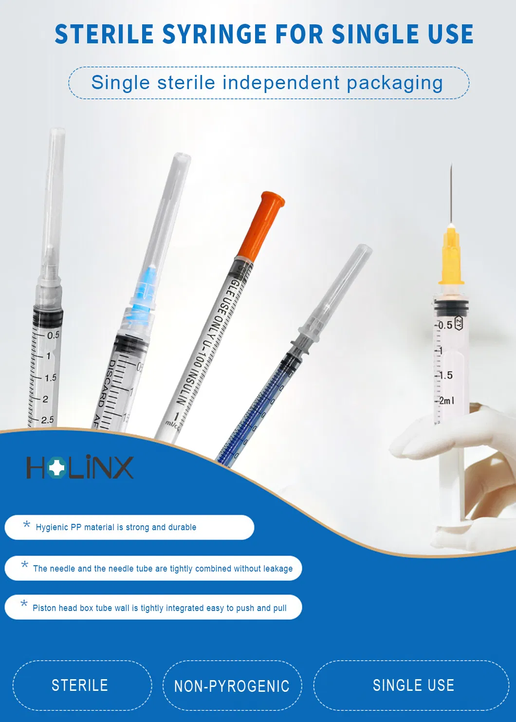 Disposable Insulin Syringe