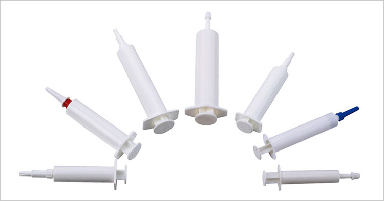 Plastic Veterinary Disposable Oral Paste Syringe