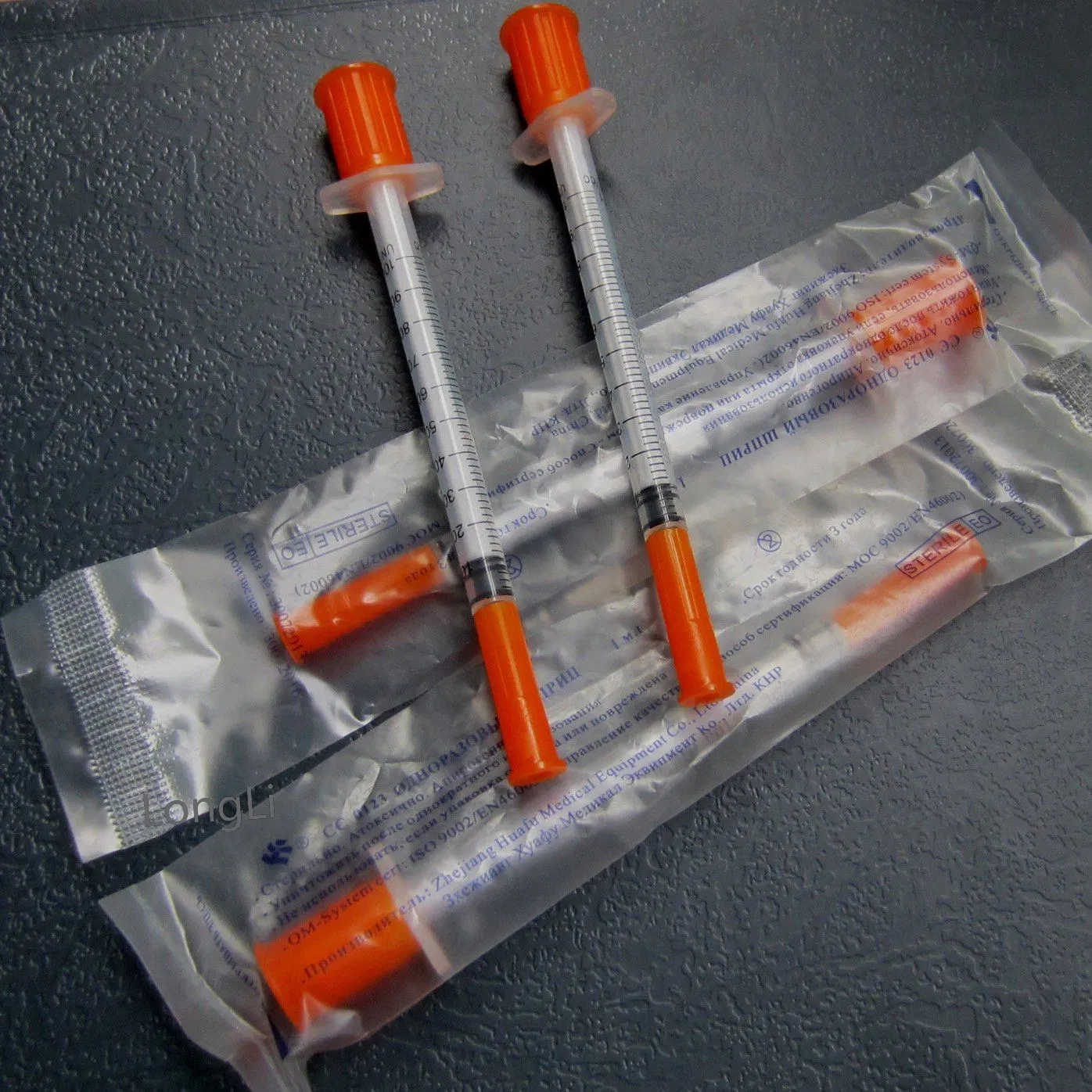 Disposable Medical Syringe Insulin Syringe 0.3ml with 31g Needle