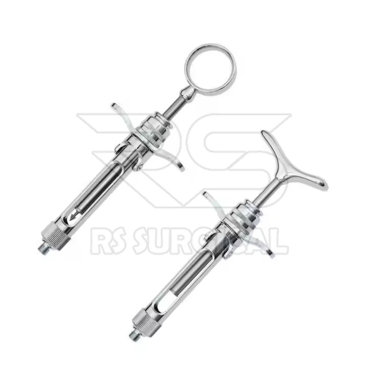 Stainless Steel Manual Dental Cartridge Syringe Colorful 1.8ml Anesthesia Syringe Reusable for Dentistry Surgical Instruments