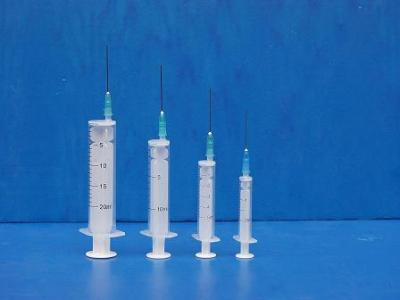 Medical Disposable 2 &amp; 3 Parts Syringe with Needle