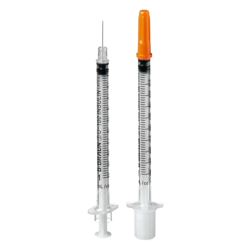 Safety U-100, U-50, U-30 Insulin Syringe with Needle Shield ISO13485 Factory