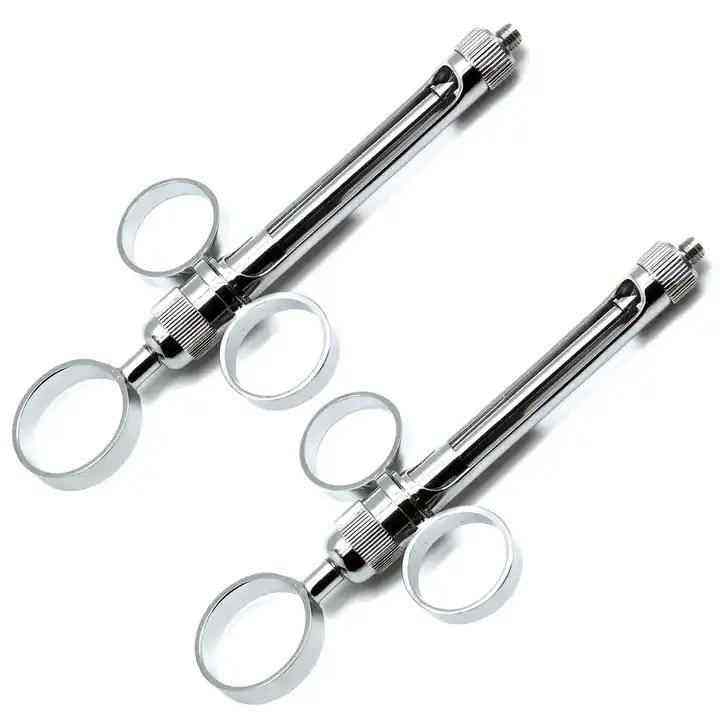Stainless Steel Dental Syringe Dental Surgical Instrument With Head Dental Care Dental Anesthesia Aspiration Syringe