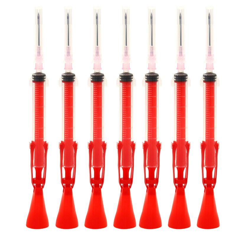 Veterinary Equipment Long Distance Syringe Injector Disposable Vet Syringe Oral Blowing Automatic Syringe for Cattle Sheep Cats