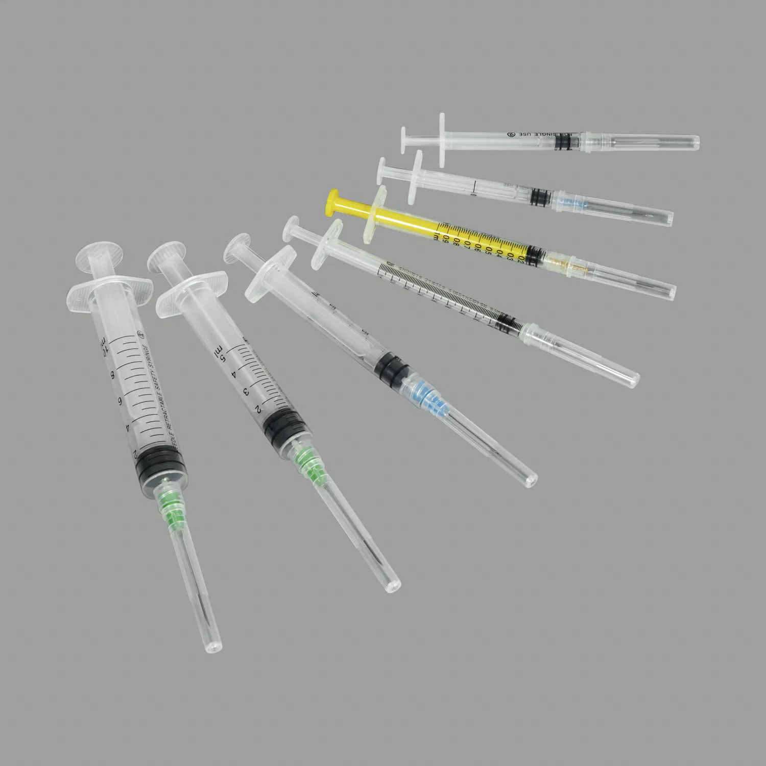 Disposable 1/3/5/10/20/50ml Luer Lock Slip Syringe for Hypodermic Injection