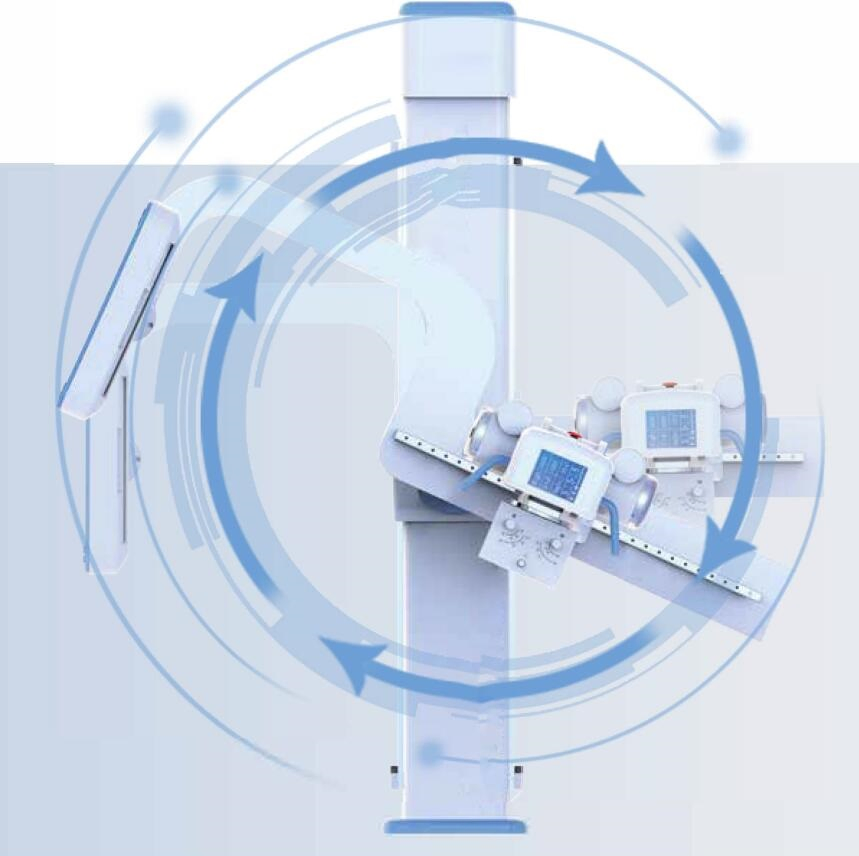 Digital Radiography X-ray Machine with High Frequency Generator X Ray Diagnostic System Radiography Equipment