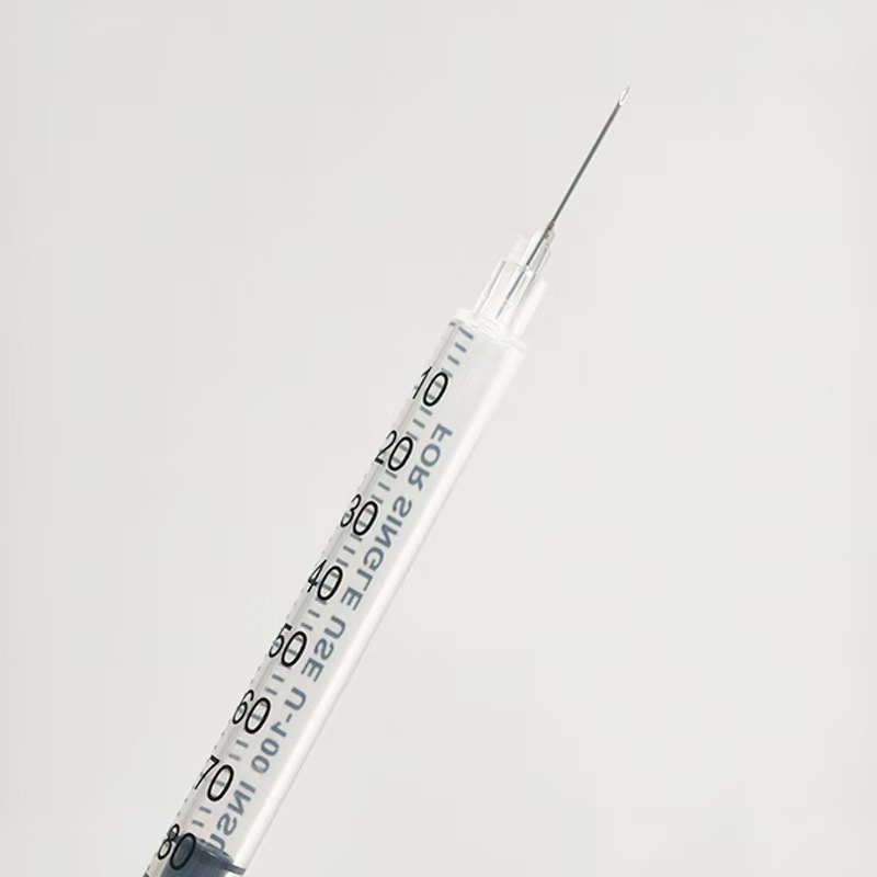 1ml 0.5ml 0.3ml Factory Direct Sales High Quality Medical Disposable Insulin Syringe Veterinary Syringe