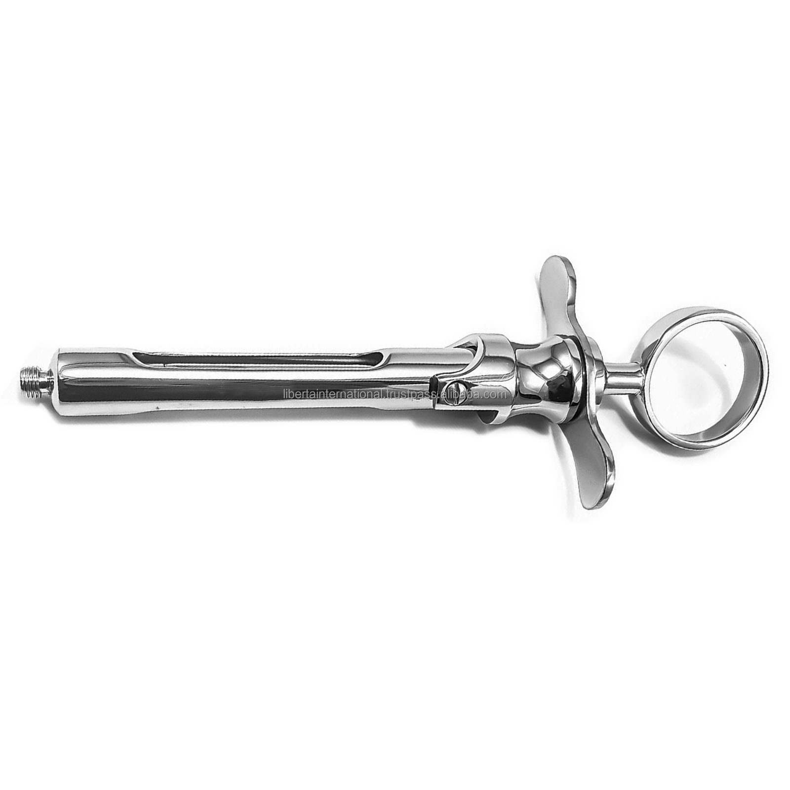 1.8ml Stainless Steel Manual Dental Surgical Aspirating Syringe CE Certified Reusable Anesthesia Instrument