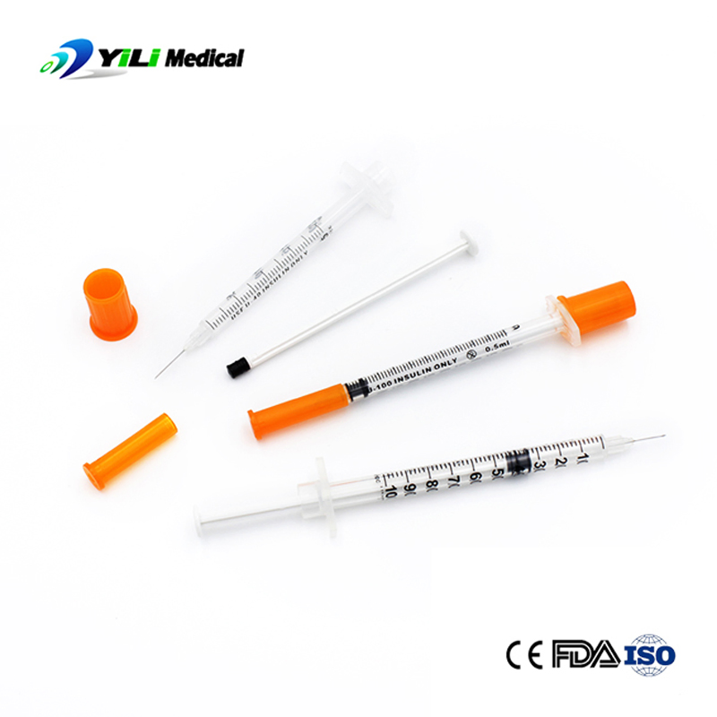 Diabetic U100 Hypodermic Insulin Syringe Injection
