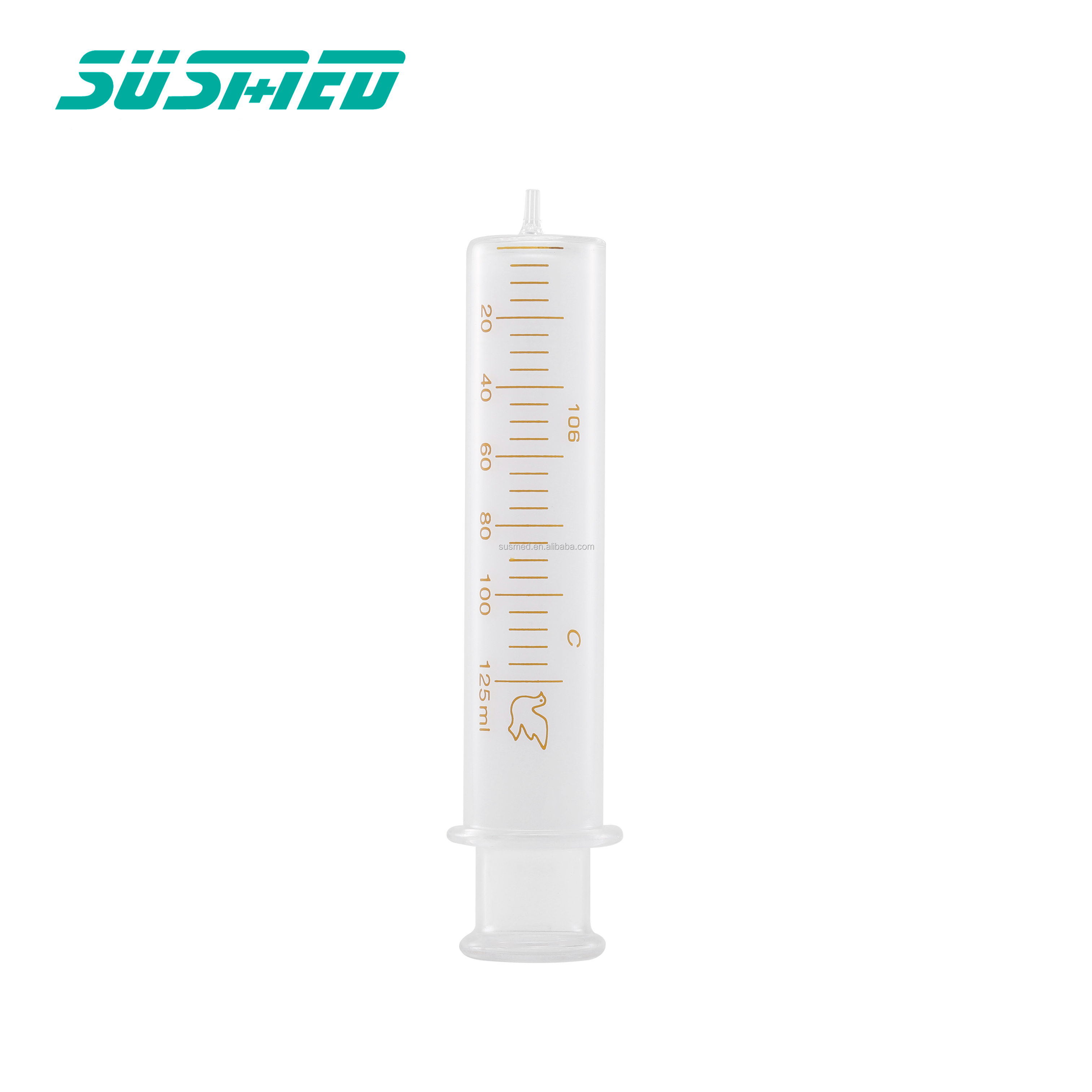 Cheap Factory Price SUSMED Disposable Veterinary 10ml Luer Lock Glass Syringes with Metal Tip CE Certified Durable