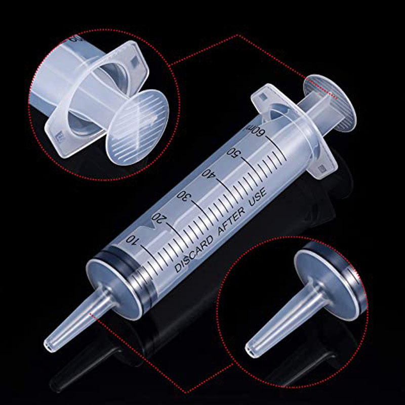 Factory Price 5ml 10ml 20ml 30ml 50ml 60ml TPU/PE Injection Molded Disposable Pet Flush Syringe for Dental Cleaning Feeding Dogs