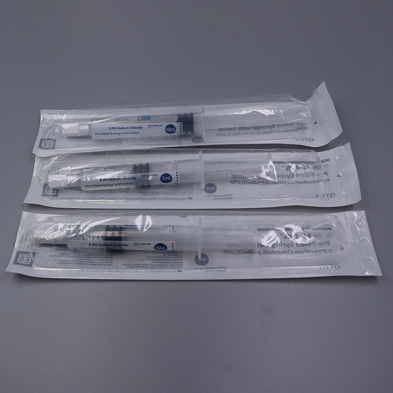 Mdr Certificed Saline IV Flush Prefilled Syringe with 0.9% Normal Nacl Saline