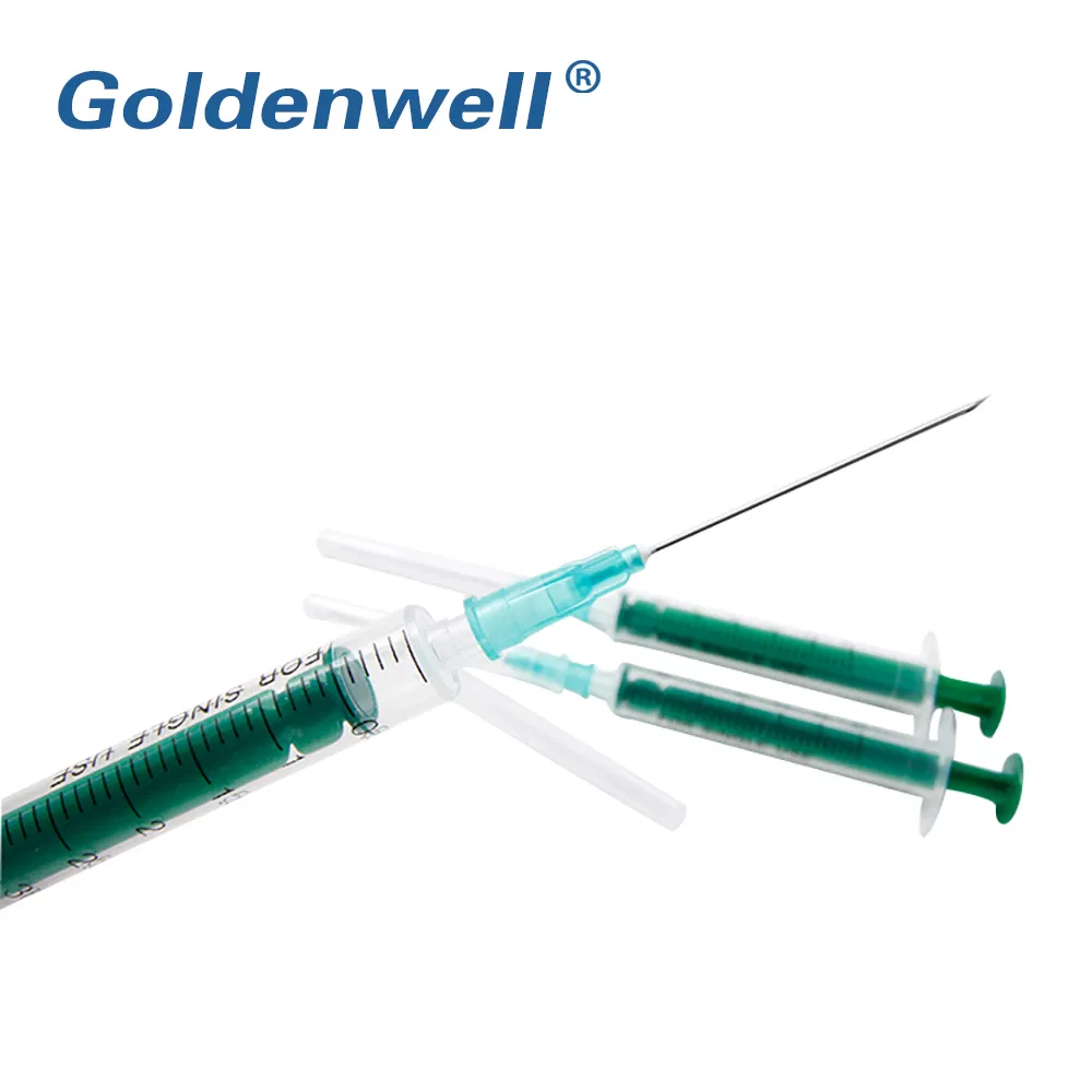 Medical Disposable 1ml Tuberculin Syringe with Needle/Without Needle