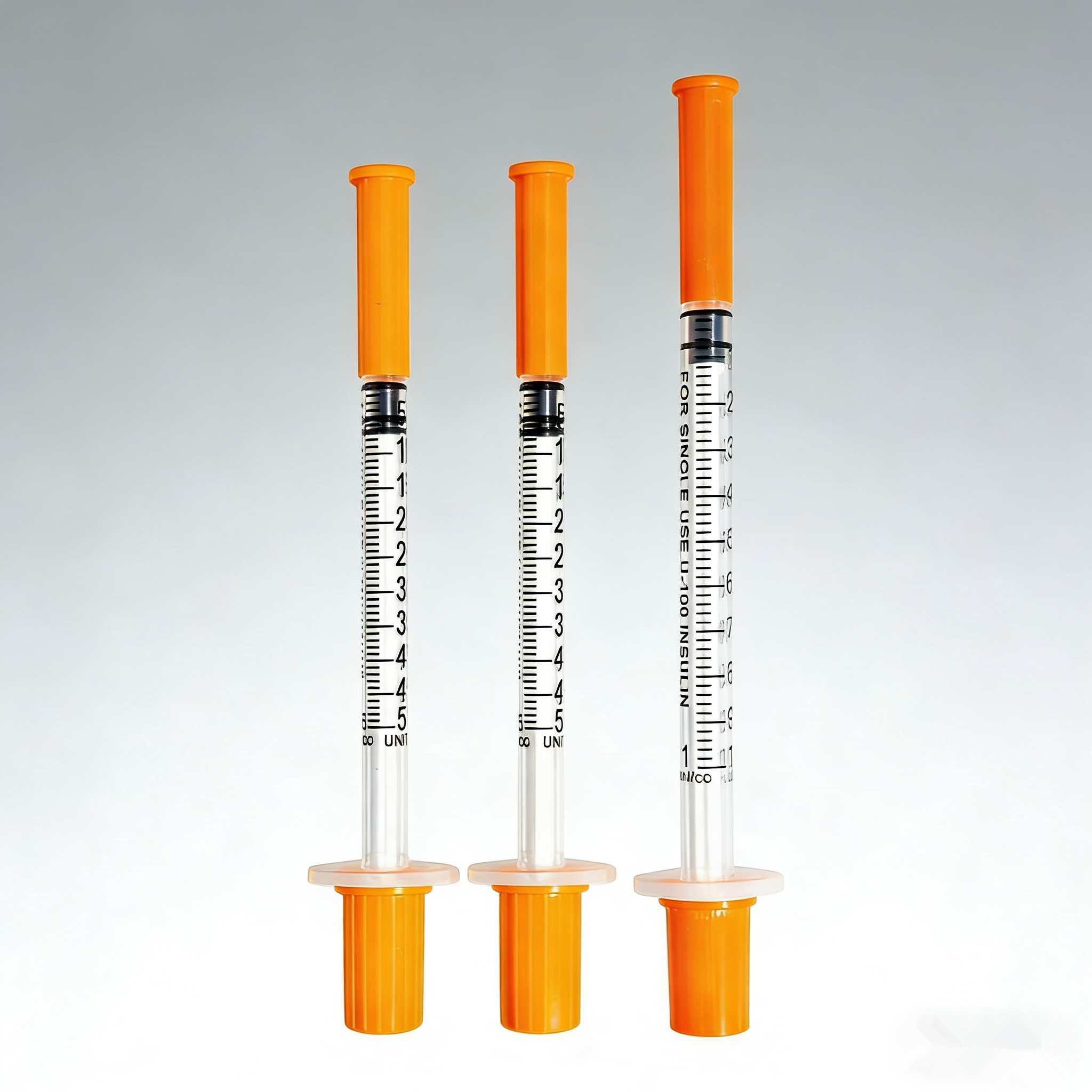 Disposable Insulin Syringe Syringes 31g 100 Unit 8mm 29 Gauge Diabetic Syringe 1cc Insulin Needles 31mm case Animal Use