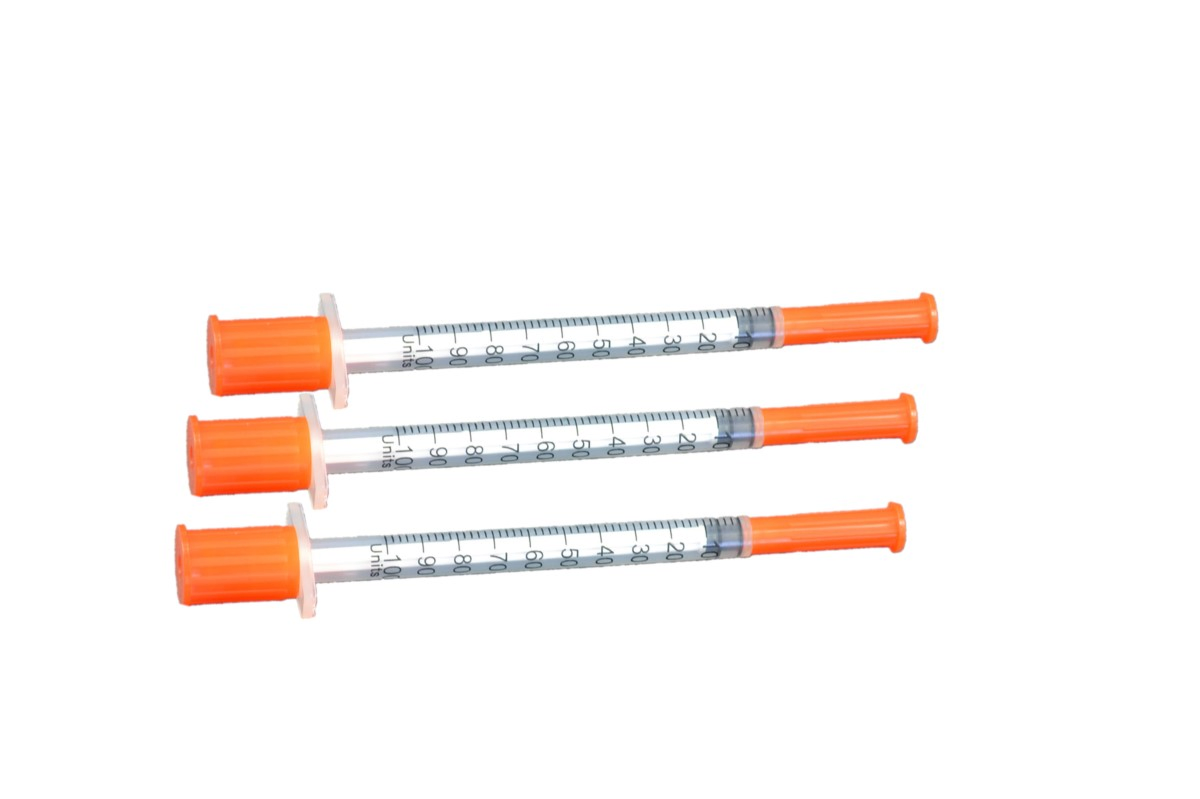 Good Qualitty 0.5ml Medical Insulin Syringe (0.3ml 0.5ml 1ml) with Syringe Needle