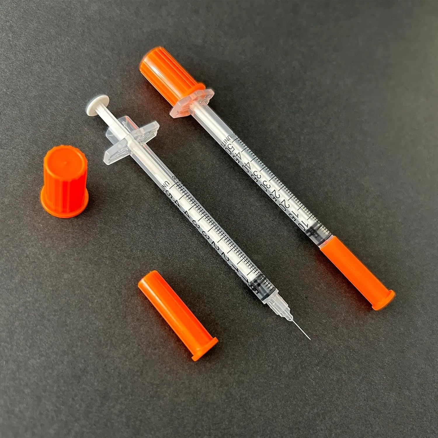 05ml 1ml U-40 Disposable Medical Injection Plastic Insulin Syringe with Hypodermic Needle
