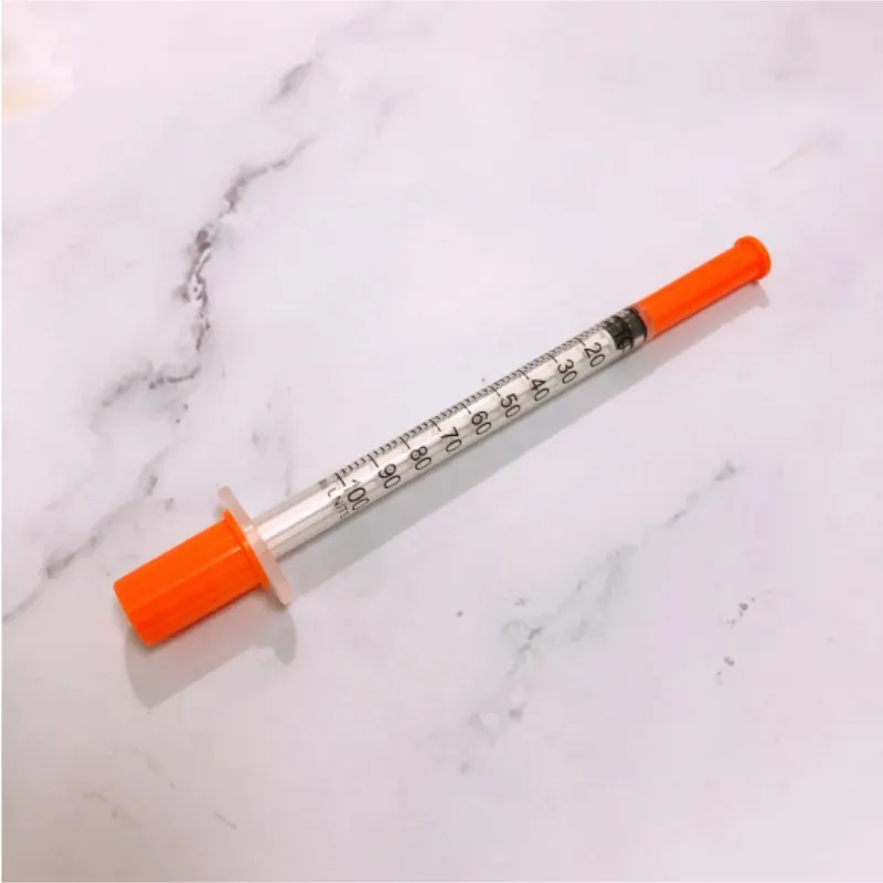 Insulin Syringe Needle View