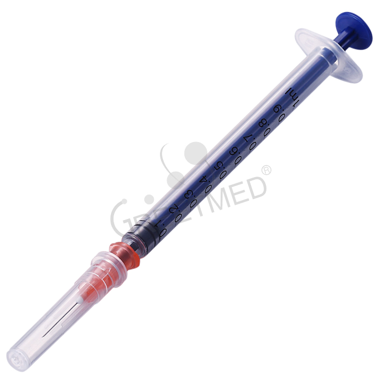 Hot Sale High Quality 1ml Disposable Tuberculin Syringe with Needle or Without Needle