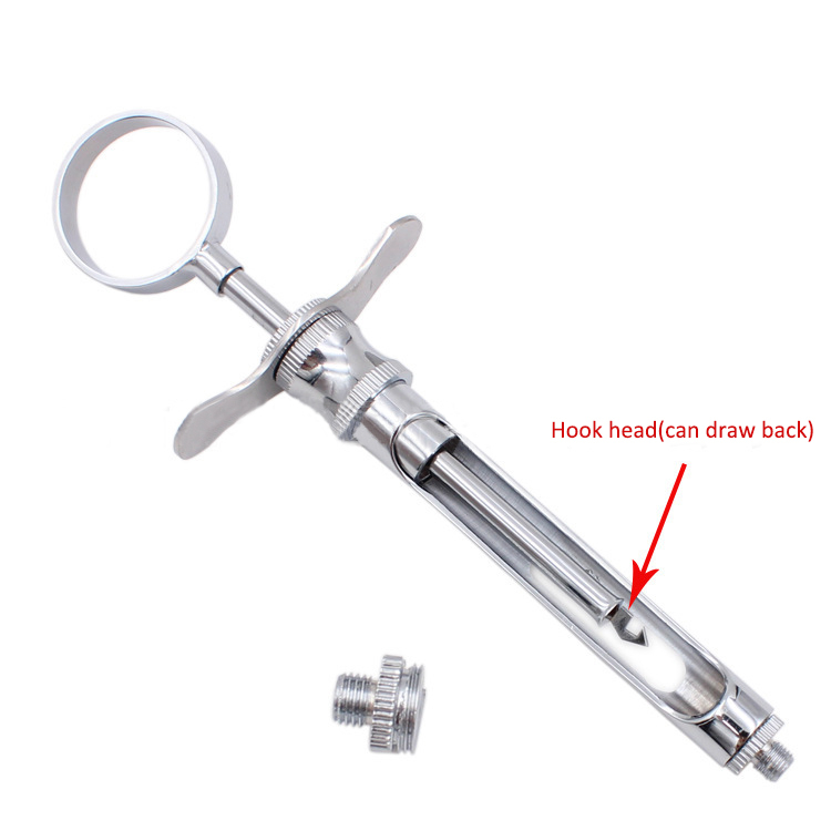 QNQ Precious Dental Anaesthesia Syringe Injection &amp; Aspirating Dental Surgical Instrument Guardant Metal Stainless Steel