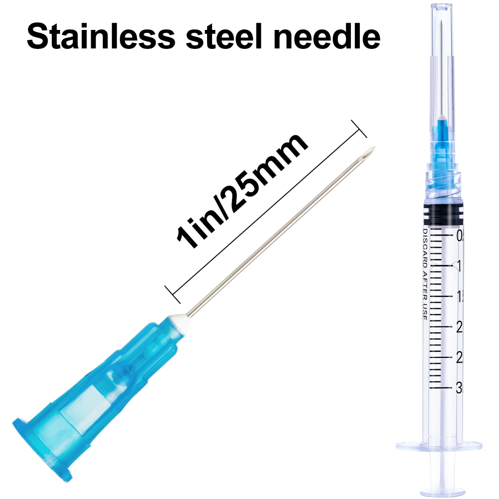 1ml Disposable CE/ISO Certified Veterinary Syringes with Luer Slip/Luer Lock Needle and Syringe Set for Horses/Cows/Pigs