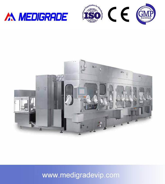 Nest Type Prefilled RTU Syringe Filling and Closing Machine with Isolator System