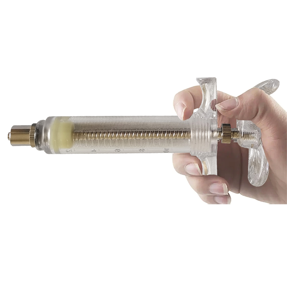 Factory Price 20ML Veterinary Plastic Syringe for Animals TPX Disposable and Reusable Adjustable Safety Feature