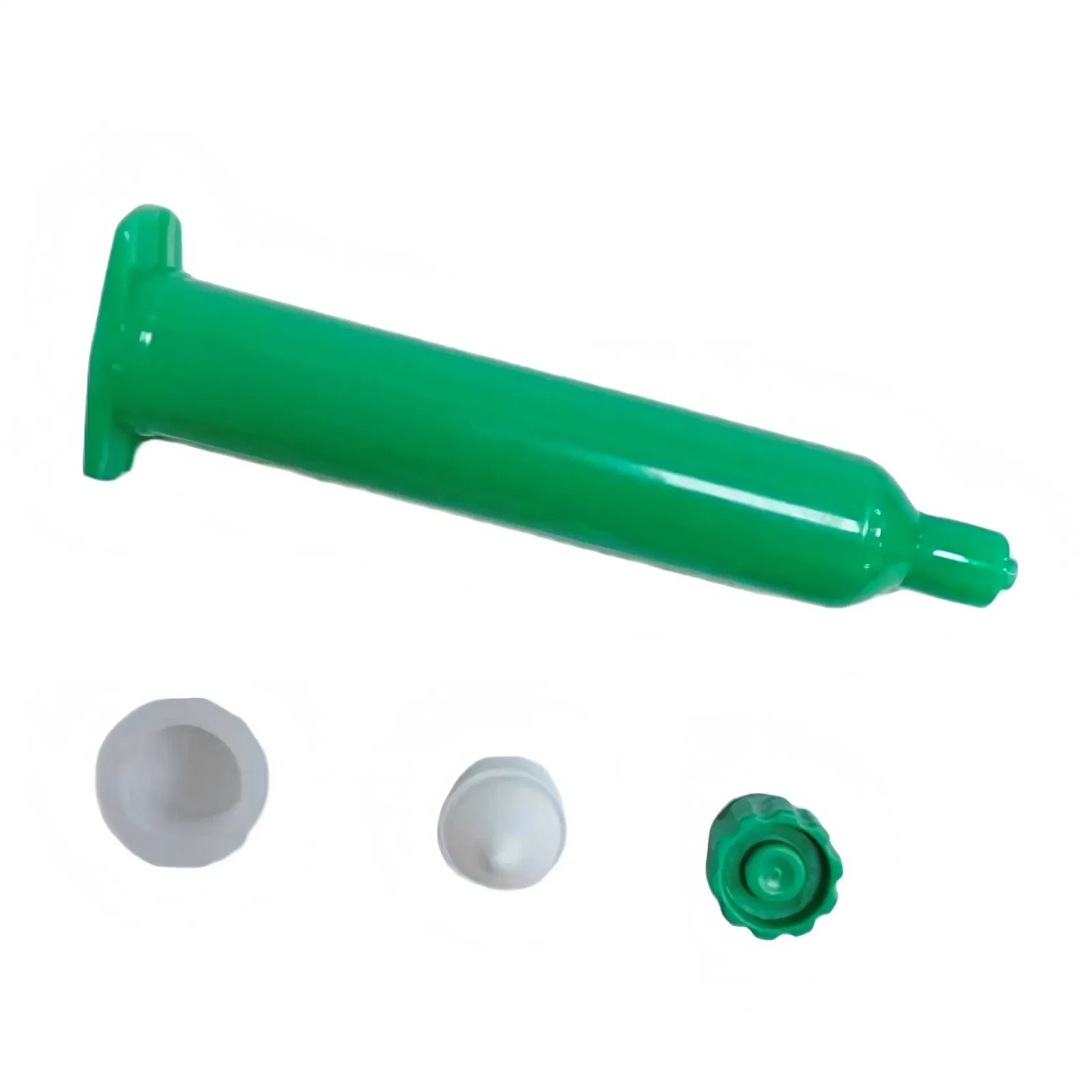 Japan Style 10cc Green Syringe Cartridges Flexible Plastic Syringe Glue Pneumatic Dispensing Barrel Cylinder