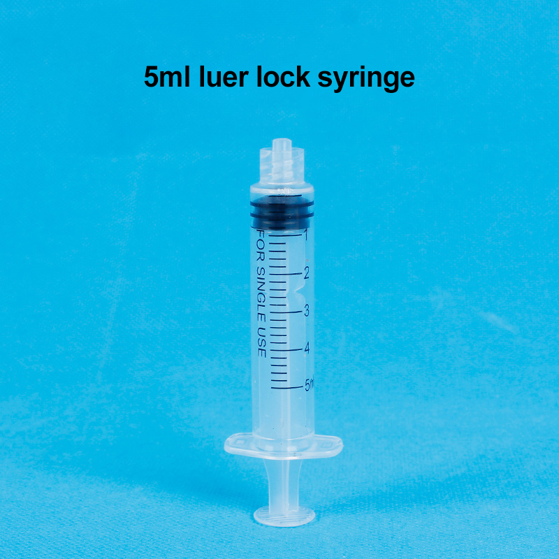 Veterinary Use Medical Disposable Sterile Plastic 1ml 3 Ml 5ml 10ml 20ml 60ml Plastic Luer Lock Syringe with Needle
