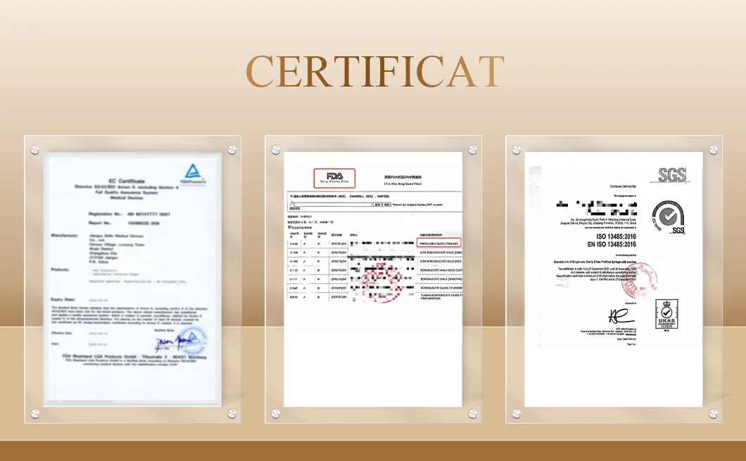 ISO and CE Certifications
