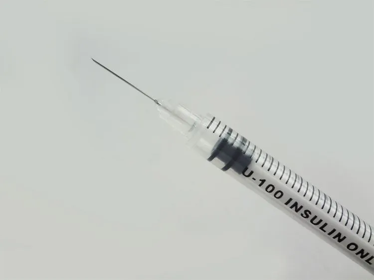 Insulin Syringe Detail 2