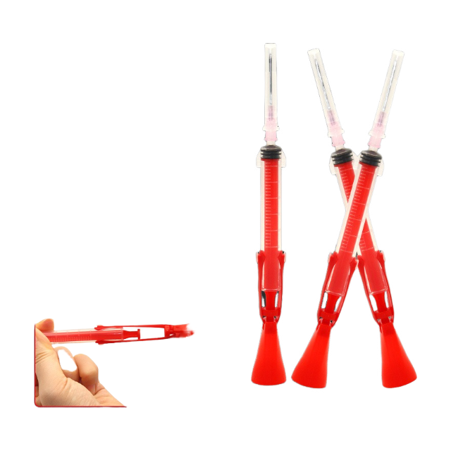 Veterinary Equipment Long Distance Syringe Injector Disposable Vet Syringe Oral Blowing Automatic Syringe for Cattle Sheep Cats