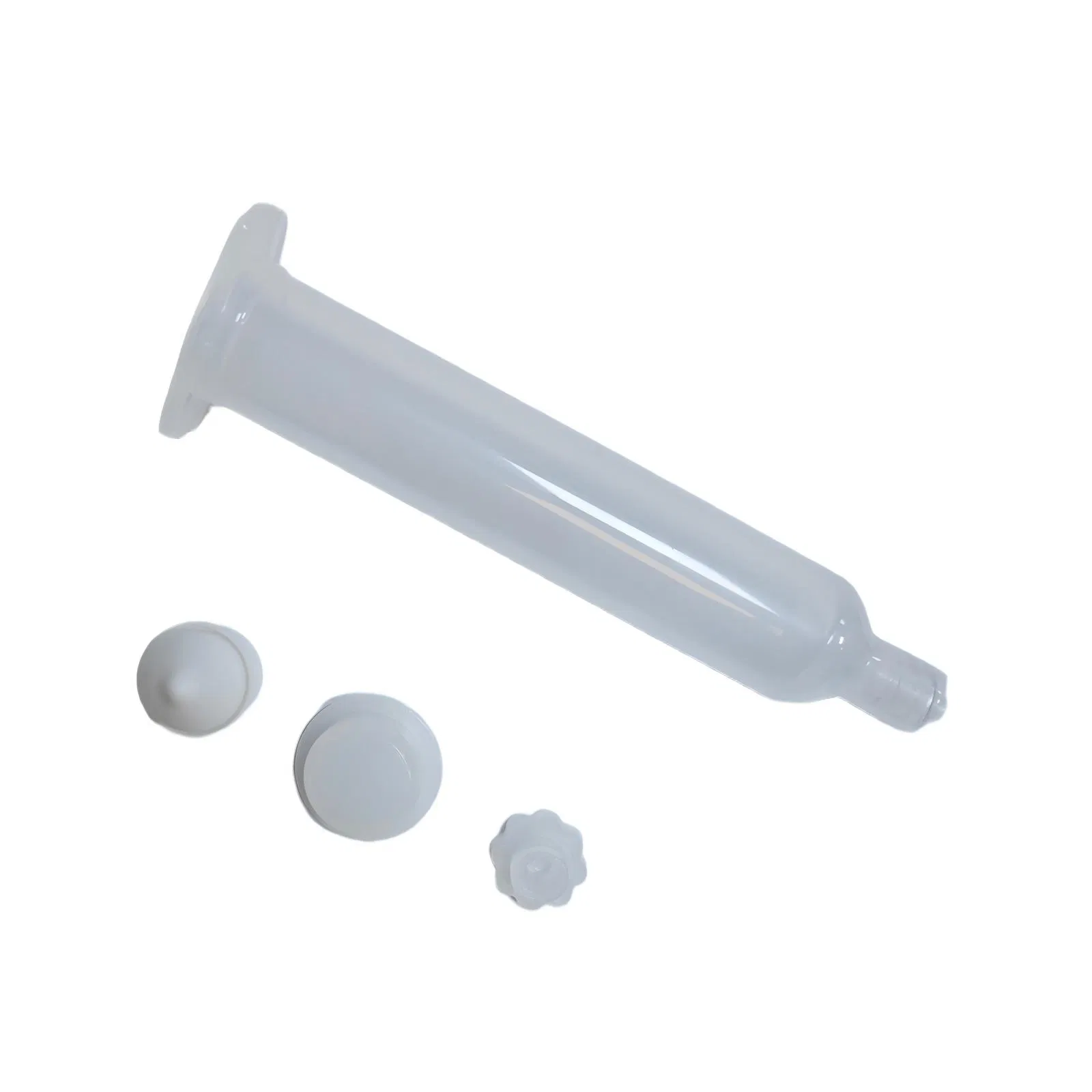 Japanese Style Transparent Dispensing Syringe with 10cc Thickened PP Adhesive Syringe Barrel