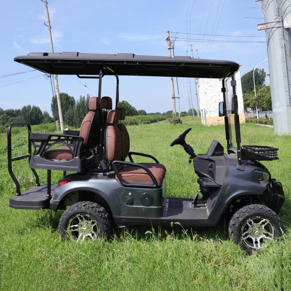 Luxury Golf Cart Electric Golf Cart High End Custom Model for Club Hotel Use