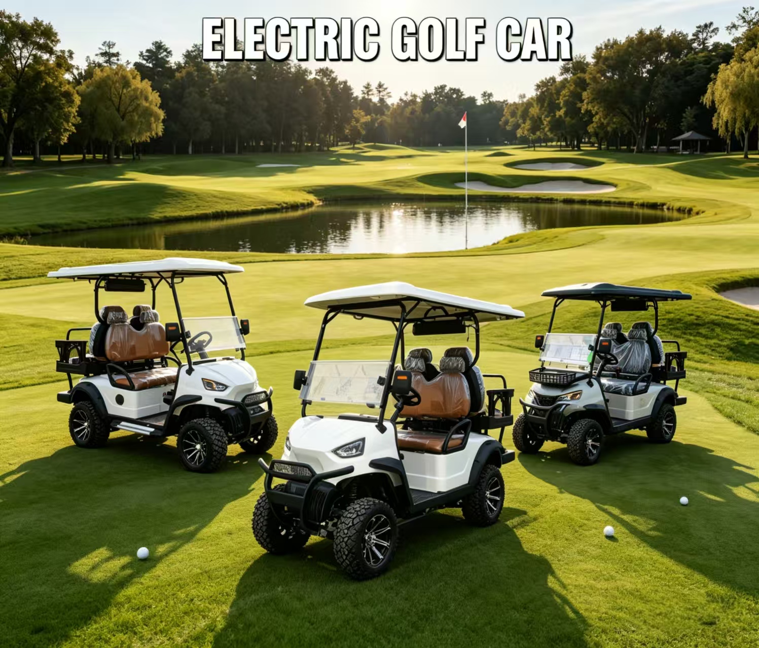 Premium Custom Electric Off-Road Golf Cart Customized Professional Design Mini Electric Golf Cart for Outdoor Golf Play